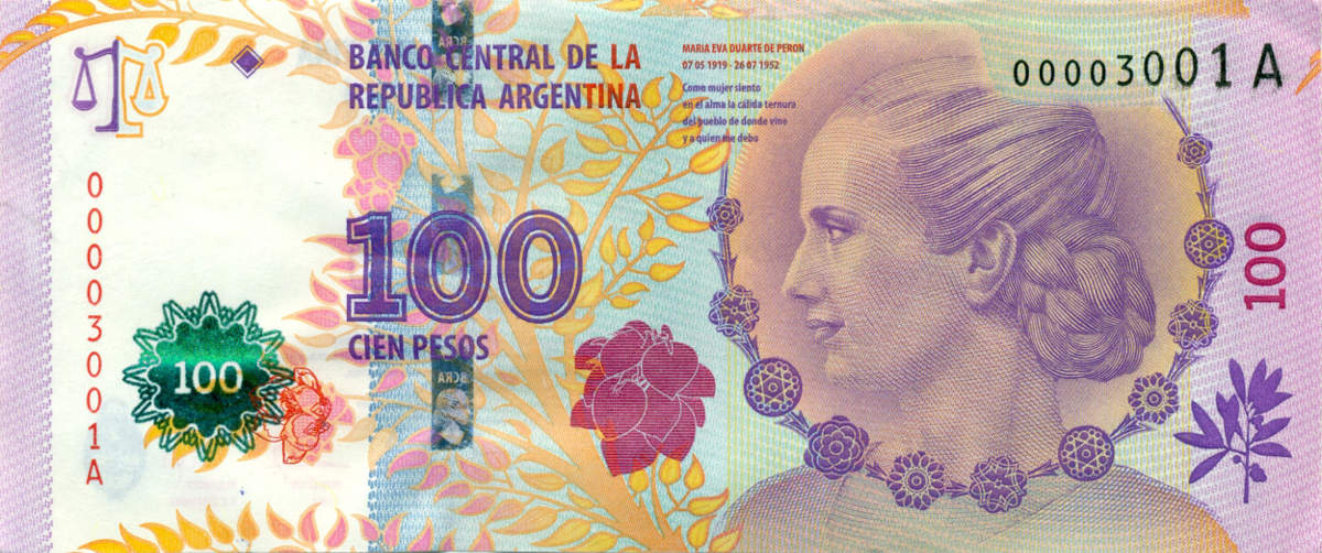 Precio peso argentino en Fernando de la Mora, Paraguay