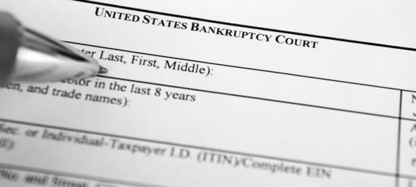 Documento de presentacion de bancarrota